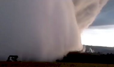 Nuvem gigante no céu de Pitanga (PR)