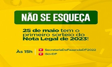 Sorteio do Nota Legal: Mais de um milhão de contribuintes habilitados